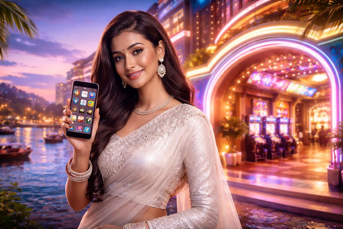 নিয়ন আলোয় মোবাইলে লাইভ ম্যাচ অডস দেখছেন একজন বেটার