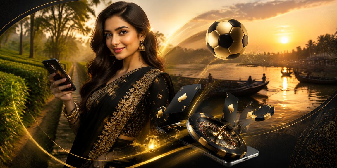 বরিশালে চা বাগানে মোবাইলে বেটিং করছেন একজন ব্যবহারকারী